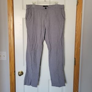 Men's Gray Linen Pants